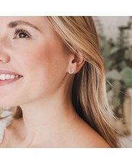 ARETES CON PIEDRA EN HERRADURA SECRET BOX