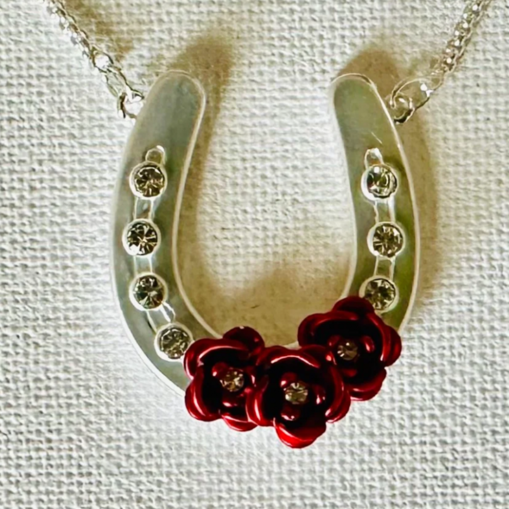 COLLAR CAROL YOUNG HERRADURA Y ROSA