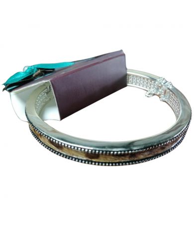 PULSERAS DE PELO DE CABALLO Y BOLITAS PLATA