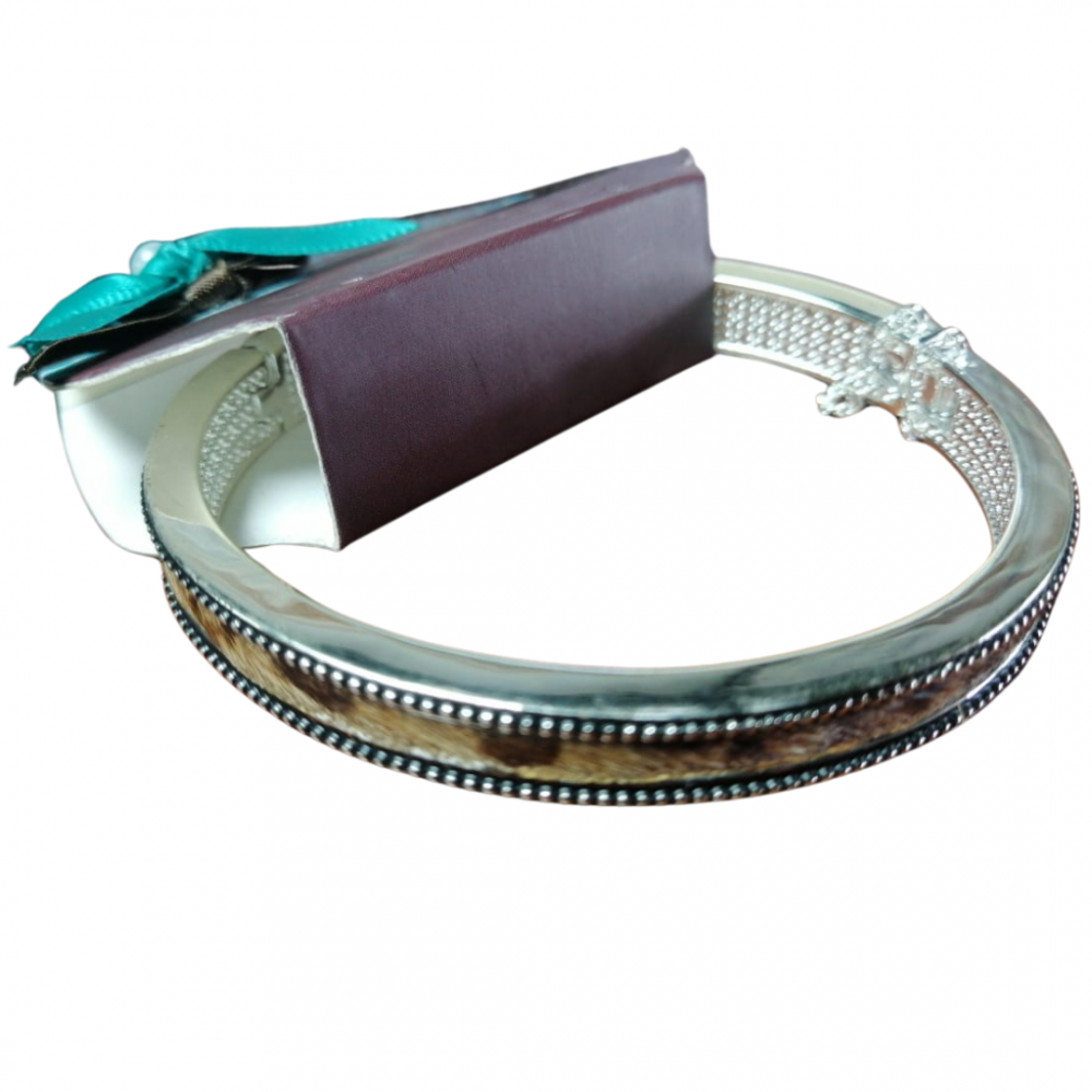 PULSERAS DE PELO DE CABALLO Y BOLITAS PLATA