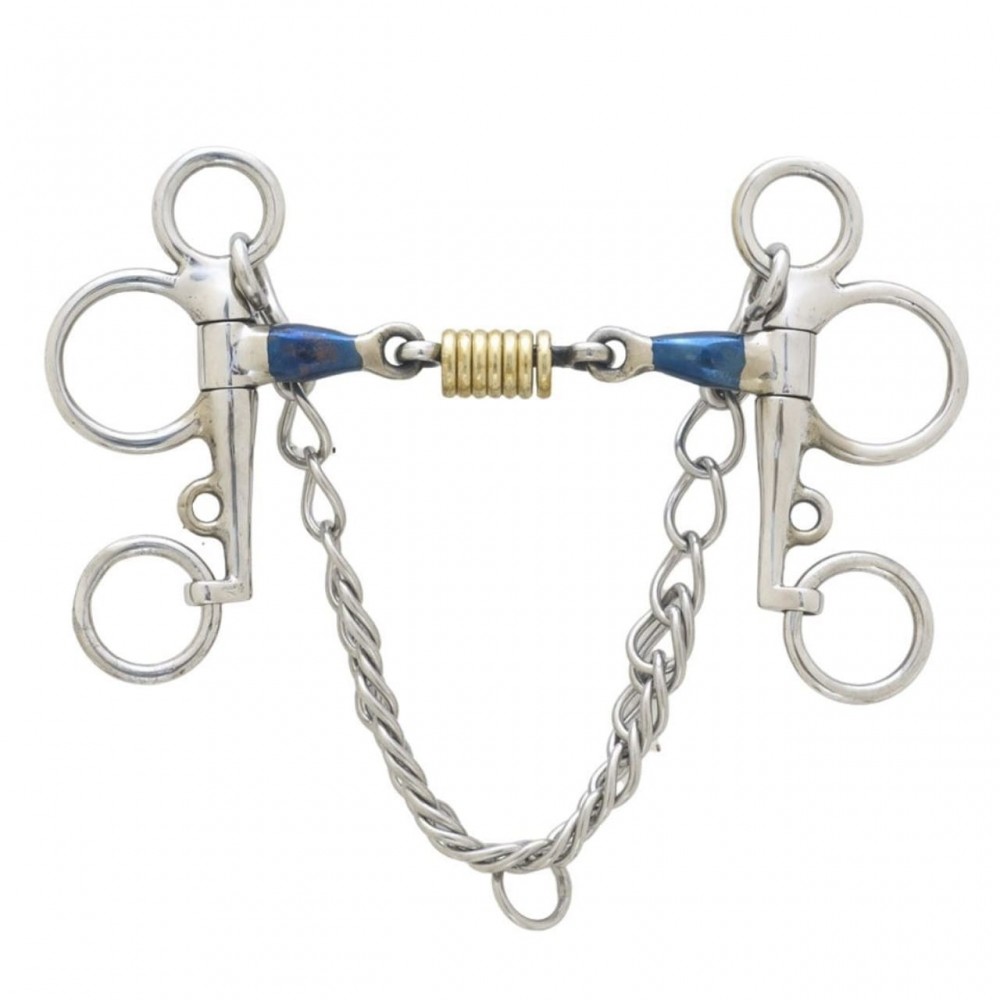 BOCADO PELHAM  BLUE STEEL CON COSCOJA