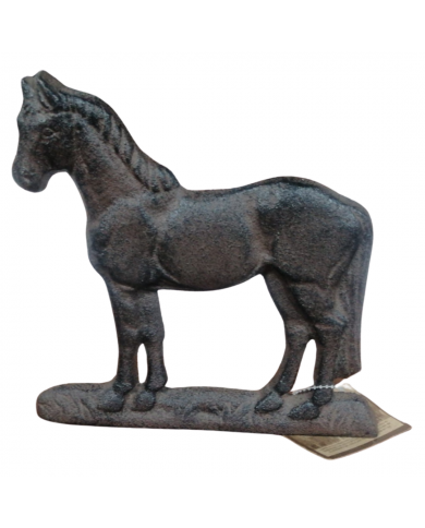 TOPE PUERTA HIERRO FIGURA CABALLO