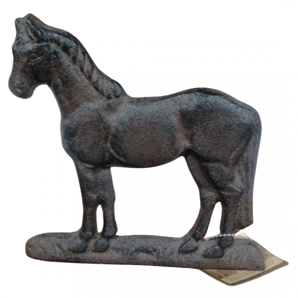 TOPE PUERTA HIERRO FIGURA CABALLO