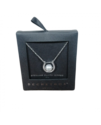 COLLAR HERRADURA Y PERLA SECRET BOX