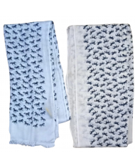 BUFANDA MOTIVOS CABALLOS