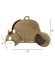 ALMOHADON PARA ESPALDA FORMA CABALLO