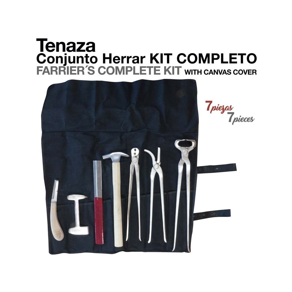 EQUIPO DE HERRAR 7 PIEZAS ZALDI EQUIPO DE HERRAR 7 PIEZAS ZALDI