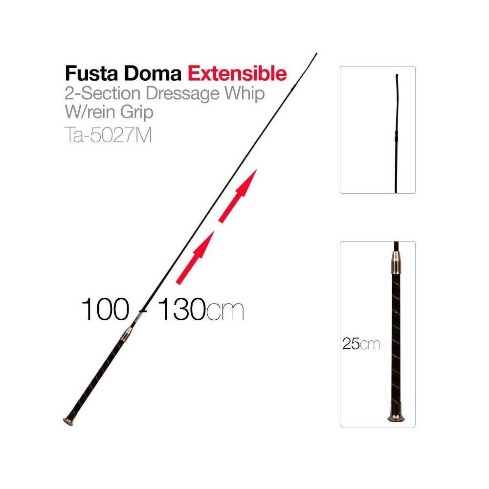 FUSTA DOMA EXTENSIBLE DE 100 CMS A 130 CMS FUSTA DOMA EXTENSIBLE DE 100 CMS A 130 CMS
