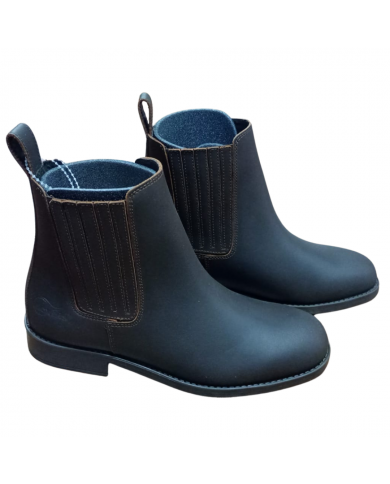 BOTIN ESPAÑOL EN CUERO CON ELASTICO