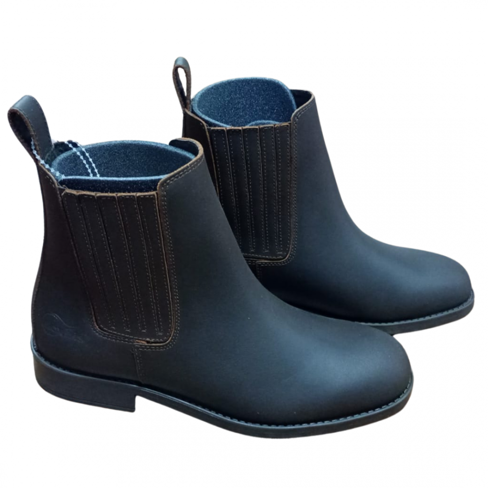 BOTIN ESPAÑOL EN CUERO CON ELASTICO