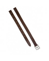 ESTRIBERA VAQUERA EN CUERO MARRON