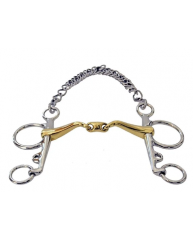 BOCADO PELHAM FRENCH LINK COBRE / CYPRIUM