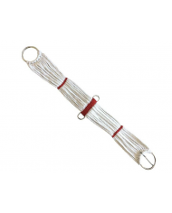 CINCHA DOMA CUERO CON BORREGUILLO NATURAL R10