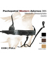 PECHOPRETAL TIPO WESTERN REPUJADO