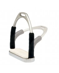 ESTRIBOS CON CAUCHO ACERO INOX.