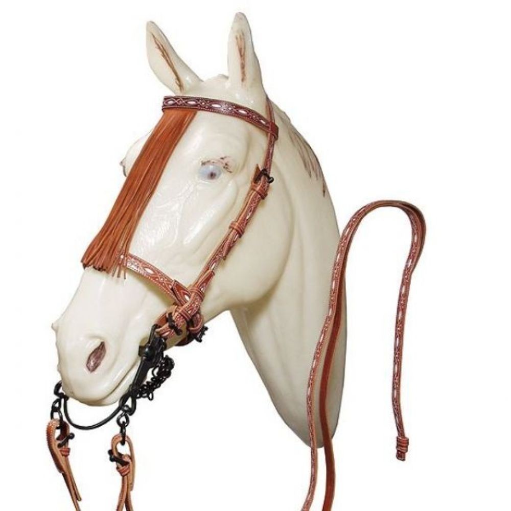 CABEZADA ZLD VAQUERA REPUJADA