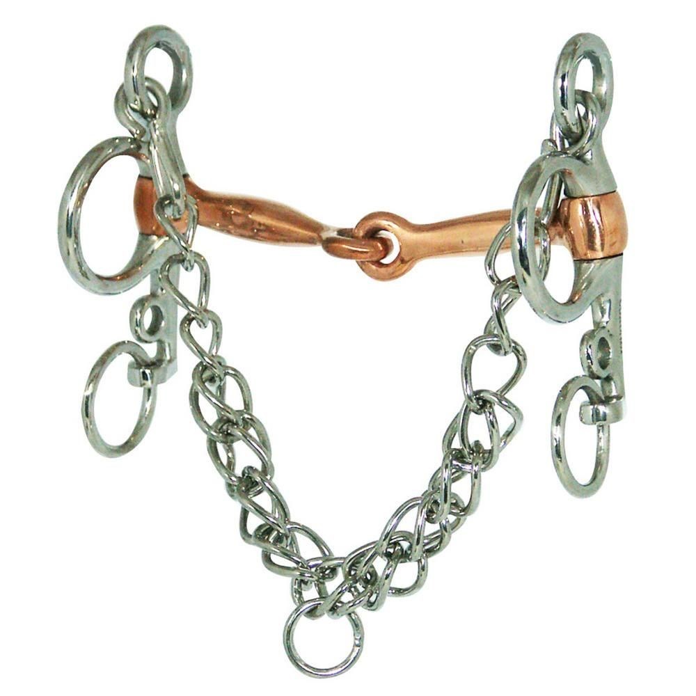 BOCADO PELHAM ARTICULADO COBRE